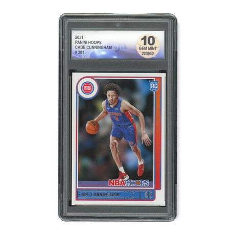 Cade Cunningham // 2021 Panini NBA Hoops // Rookie Card // DGA 10 Gem Mint