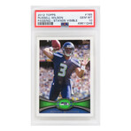 Russell Wilson // Seattle Seahawks // 2012 Topps Passing - Stands Visible RC Rookie Card #165 (PSA 10 - GM MT) // New Label