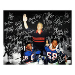 NY Giants SB XXI / XXV Team // Signed Bill Parcells Carried Off Field (29 Sigs)