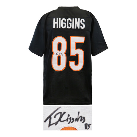 Tee Higgins // Signed Black Custom Football Jersey