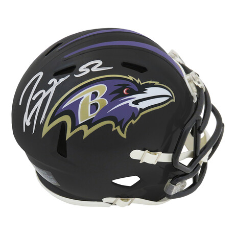 Ray Lewis // Baltimore Ravens // Signed Riddell Speed Mini Helmet