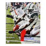 Curtis Martin // New York Jets // Signed Scoring Touchdown Action 16x20 Photo