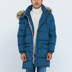 Keith Puff Coat // Indigo (XL)