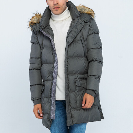 Carter Puff Coat // Anthracite (S)