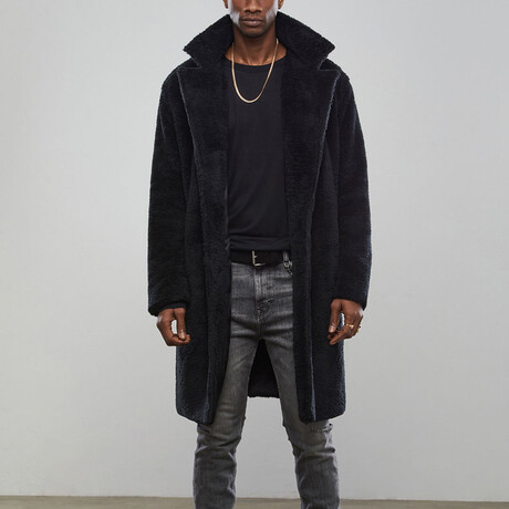 Teddy Coat // Black (S)