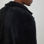 Teddy Coat // Black (M)