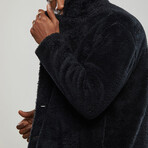Teddy Coat // Black (M)