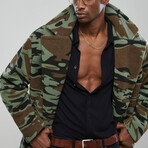 Teddy Coat // Camouflage (L)