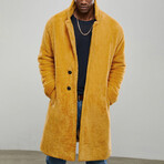 Teddy Coat // Mustard (XL)