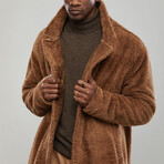 Teddy Coat // Camel (M)