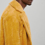 Teddy Coat // Mustard (XL)