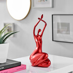 Elizabeth Sculpture // Small // Metallic Red