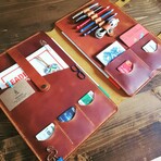 Macbook & Ipad Organizer // Camel (Macbook 12")