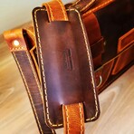 Briefcase // Antique Tobacco + Camel