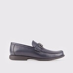 Anthony Buckle Accessory Shoes // Navy Blue (Euro: 40)