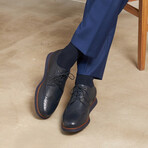 Lucas Lace-Up Dress Shoes // Navy Blue (Euro: 42)