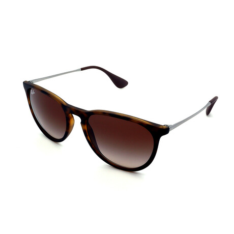 Unisex Round RB4171-86513 Non-Polarized Sunglasses // Tortoise + Brown