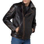 Gabriel Leather Coat // Black (Euro: 52)