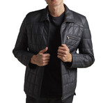 Ezra Leather Coat // Black (Euro: 54)