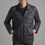 Ezra Leather Coat // Black (Euro: 50)