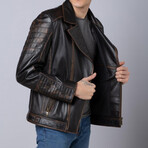 Gabriel Leather Coat // Black (Euro: 56)