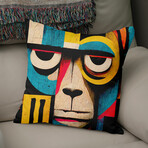 Abstract Art Monkey (14"H x 14"W)