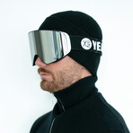 APEX Magnet Ski + Snowboard Goggles // Luxe Silver