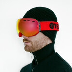 XTRM-SUMMIT Ski + Snowboard Goggles with Frame // Impulse Red