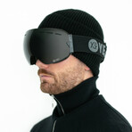 XTRM-SUMMIT Ski + Snowboard Goggles Frameless // Titanium