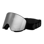 APEX Magnet Ski + Snowboard Goggles // Luxe Silver + Black