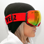 XTRM-SUMMIT Ski + Snowboard Goggles with Frame // Impulse Red