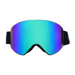 APEX Magnet Ski + Snowboard Goggles // Speed Green