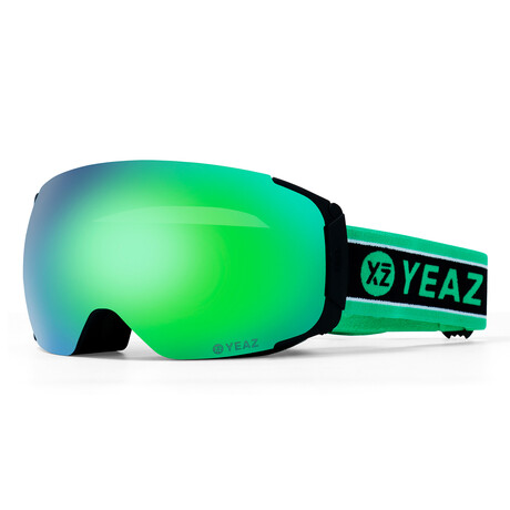 TWEAK-X Ski + Snowboard Goggles // Speed Green