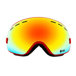 XTRM-SUMMIT Ski + Snowboard Goggles with Frame // Impulse Red