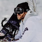 XTRM-SUMMIT Ski + Snowboard Goggles Frameless // Titanium