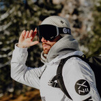 APEX Magnet Ski + Snowboard Goggles // Midnight Black + Silver