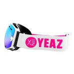 XTRM-SUMMIT Ski + Snowboard Goggles with Frame // Ice Blue