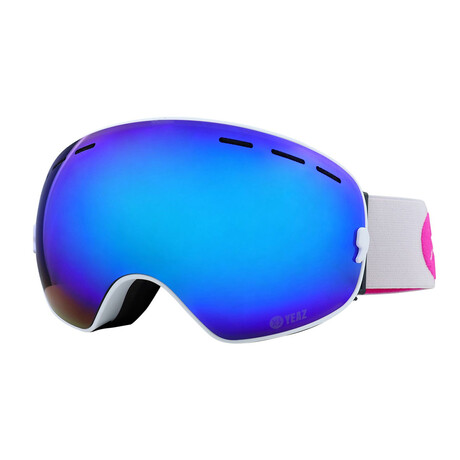 XTRM-SUMMIT Ski + Snowboard Goggles with Frame // Ice Blue