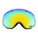 XTRM-SUMMIT Ski + Snowboard Goggles with Frame // Cyber Yellow