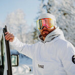 APEX Magnet Ski + Snowboard Goggles // Pink Salt