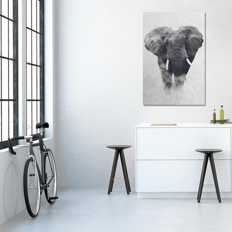 Elephant by Andreas Lie (18"H x 12"W x 1.5"D)