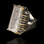 Rutilated Quartz Ring // Size 7