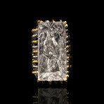 Rutilated Quartz Ring // Size 7