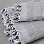 MONACO Towel Peshtemal (Light Gray)