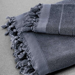 MONACO Towel Peshtemal (Light Gray)