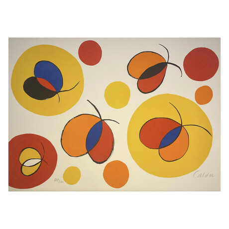 Alexander Calder // Nostalgie de l'envol / Nostalgic Flight from La Memoire Elementaire // 1976