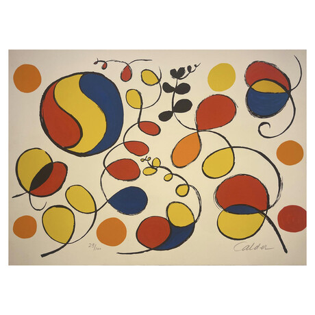 Alexander Calder  // Les plantes grimpantes / Climbing Plants from La Memoire Elementaire // 1976