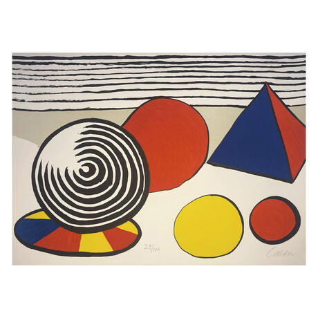 Alexander Calder // Le point de non retour/ The Point of No Return from La Memoire Elementaire  // 1976