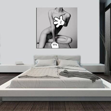 White Rabbit By Radical (12"H x 12"W x 2"D)