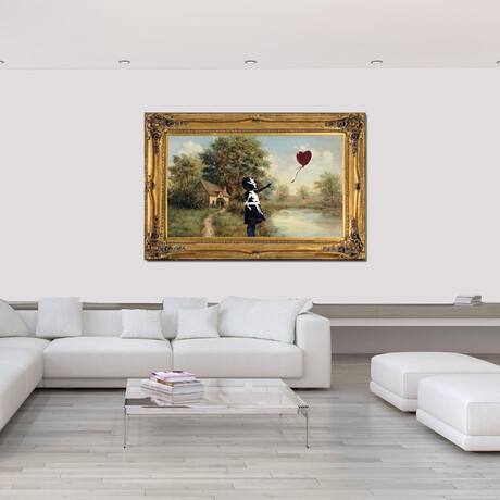 Banksy By Radical (24"H x 16"W x 2"D)
